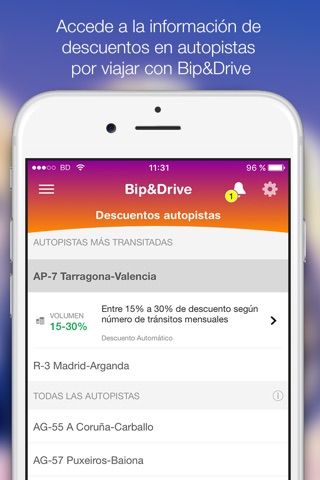 Bip&Drive Parking, Gasolineras screenshot 4