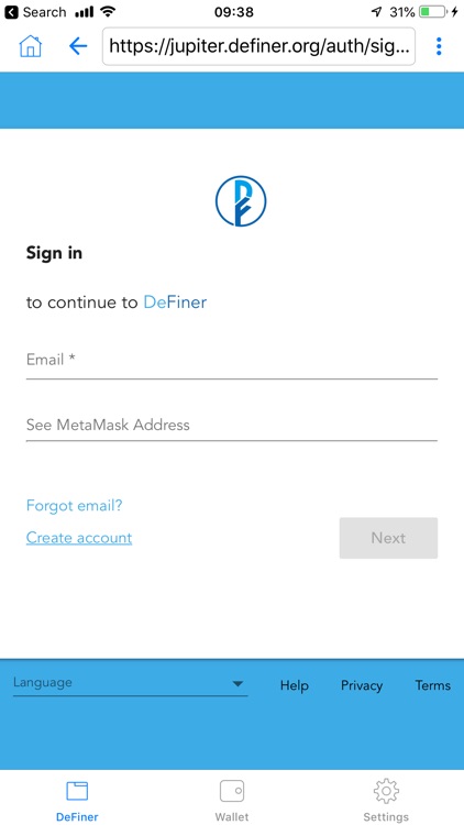 DeFiner Mobile