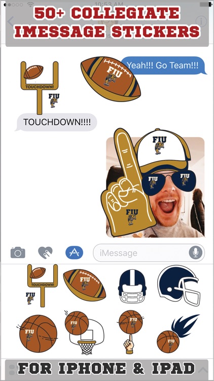 FIU Panthers Stickers PLUS for iMessage