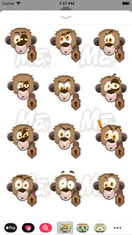 Game screenshot Animal Clan Monkey Stickers hack