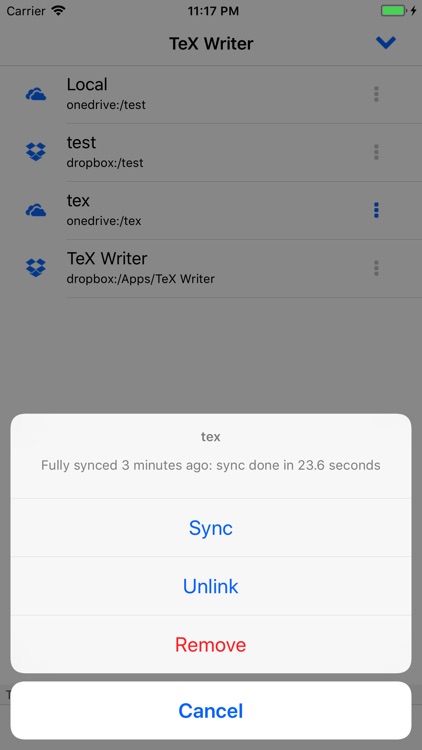 TeX Writer - LaTeX On The Go screenshot-4