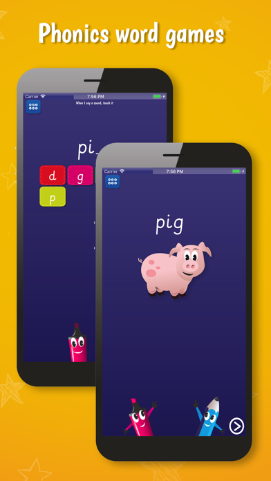 abc PocketPhonics: letter sounds & writing + first words Screenshot 2
