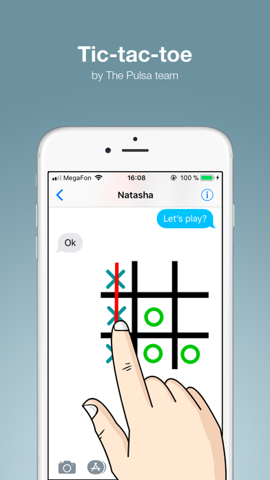 Tic-tac-toe - Game stickersのおすすめ画像1