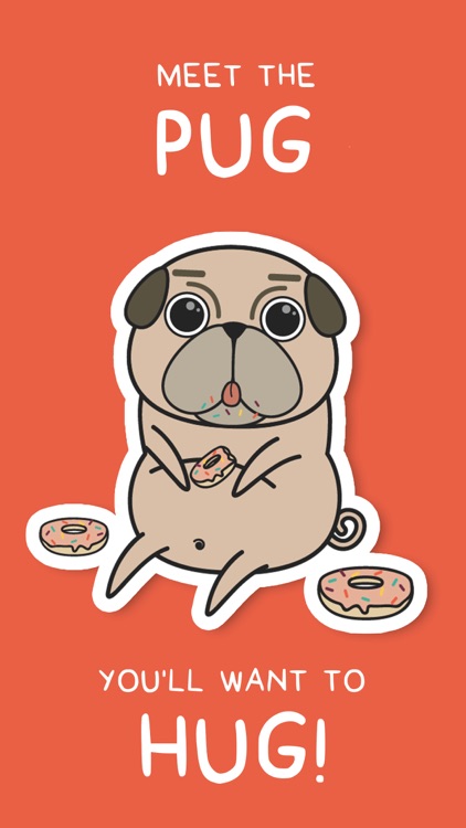 Pug Puppy Sticker Pack!