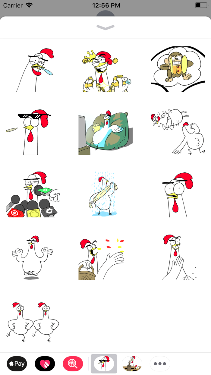 Chicken Bro 16 Sticker Pack