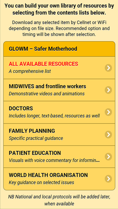 GLOWM Safer Motherhood screenshot 2
