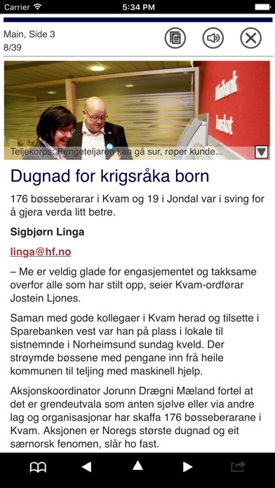 Hordaland Folkeblad screenshot 3