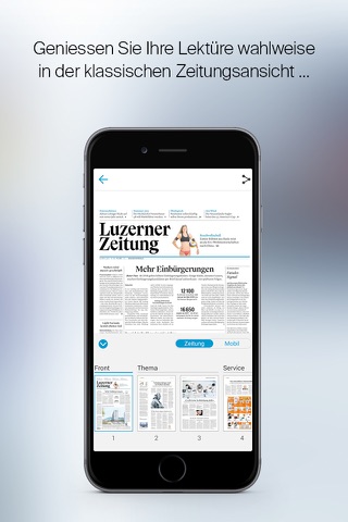 Luzerner Zeitung E-Paper screenshot 3