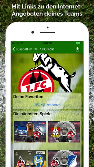 Fussball im TV live(圖5)-速報App