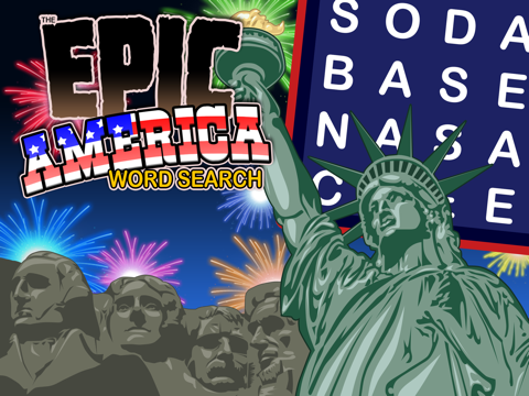 Epic America Word Search - giant USA wordsearch - náhled