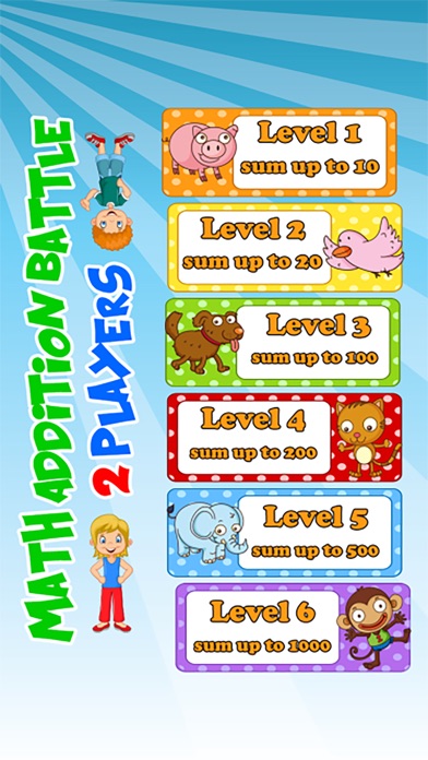 Basic Math Addition Duel Games screenshot 2