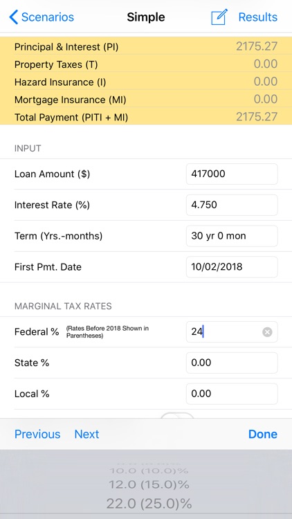 Loan Calculator & Tax Savings