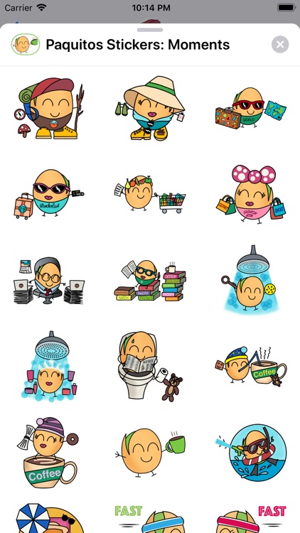 Paquitos Stickers: Moments screenshot-3