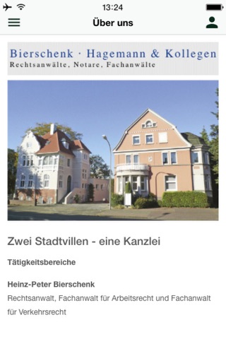 Kanzlei Gronau screenshot 2