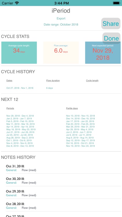 iPeriod Lite Period Tracker screenshot-9