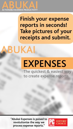 ABUKAI Expense Reports Receipt