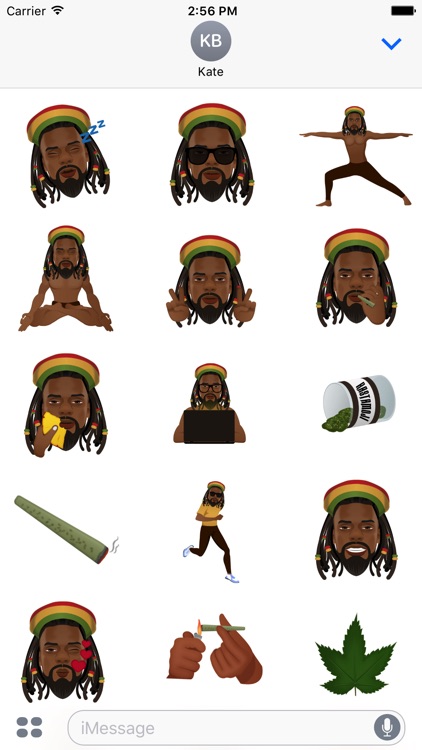 Rastamoji stickers