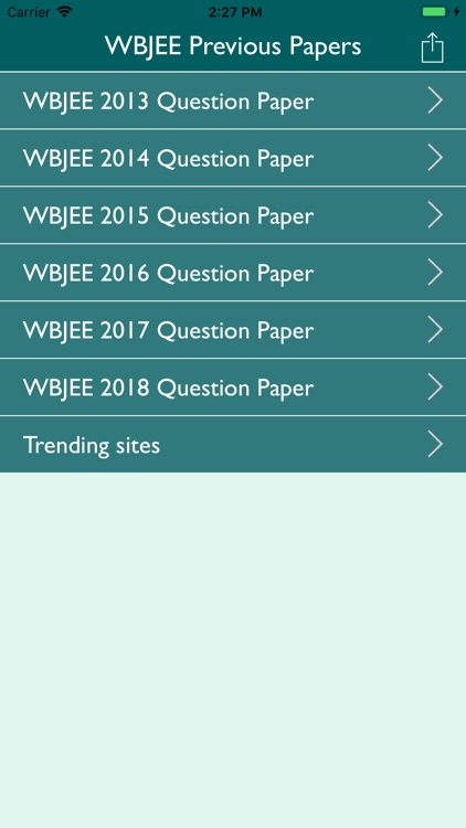 WBJEE Previous Papers