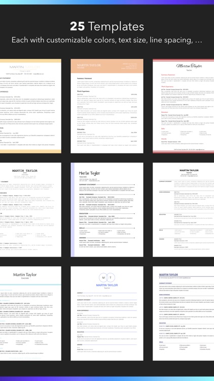 Resume Builder by Nobody