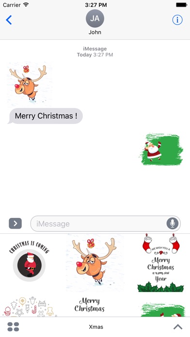 Merry Xmas Animated Stickers screenshot 3