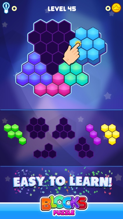 Blocks Puzzle - Hexagon Game