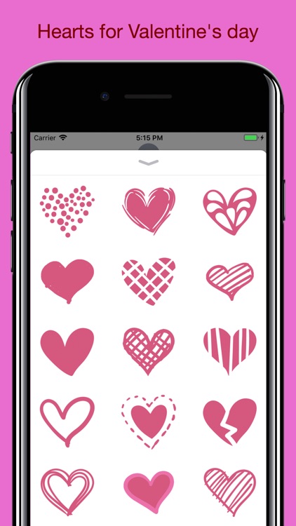 Hearts for valentine's day