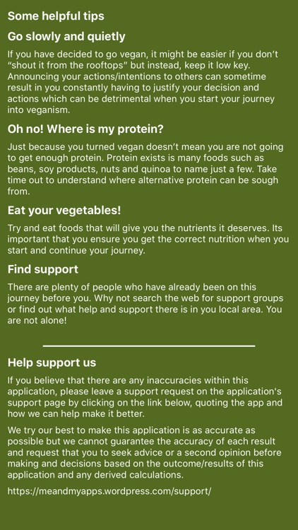 Vegan plan / Vegan food screenshot-4