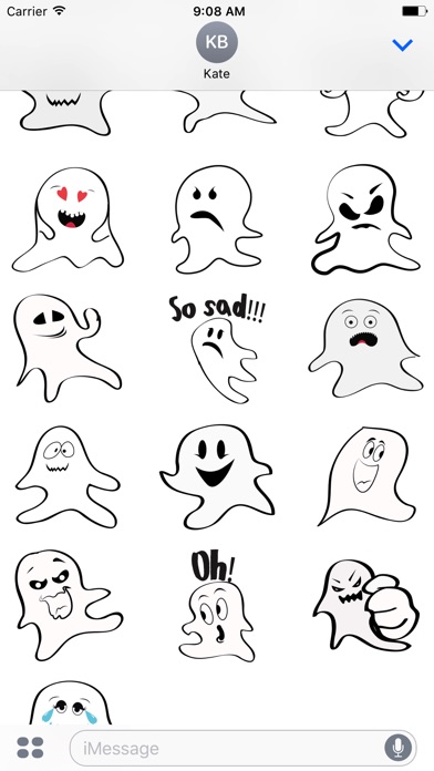 Ghost emoji and sticker screenshot 4
