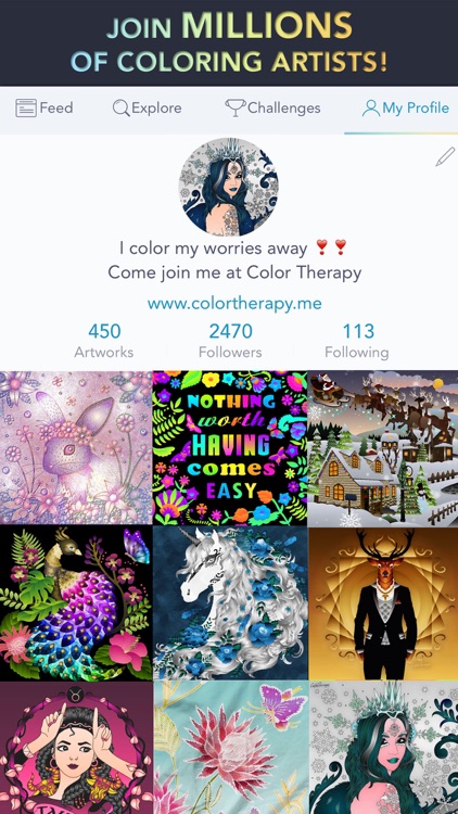 Color Therapy Coloring Number screenshot-3
