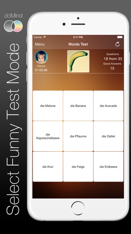 doMind DE - German Language Words Teacher screenshot-3