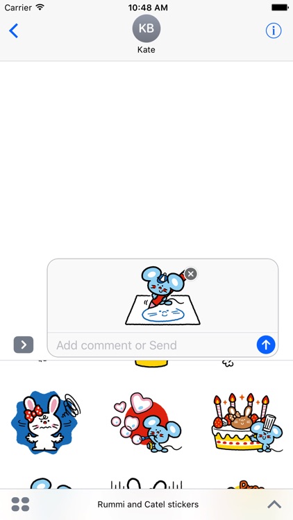 Rummi and Catel stickers