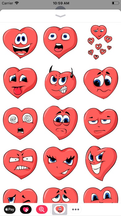 Heartful Stickers for iMessage screenshot 2