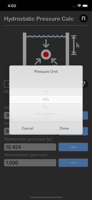 Hydrostatic Pressure Calc(圖5)-速報App