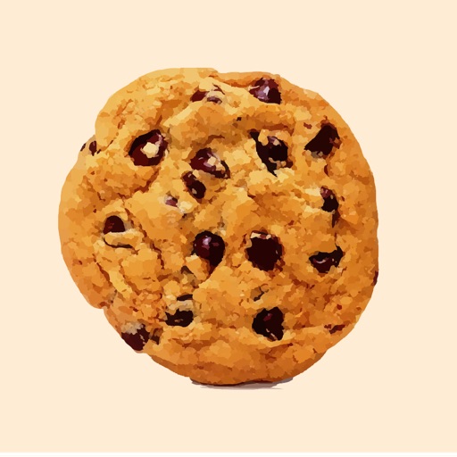 Chocolate Chip Cookie Stickers icon