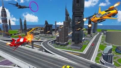 Futuristic Flying Car Game 3D screenshot 2