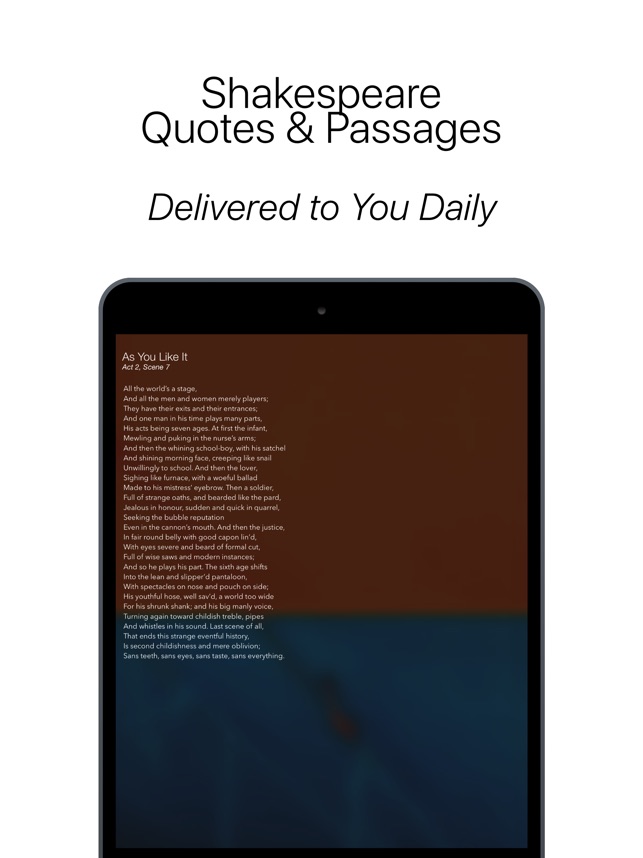 Shakespeare Daily on the App Store Shakespeare Daily on the App Store
