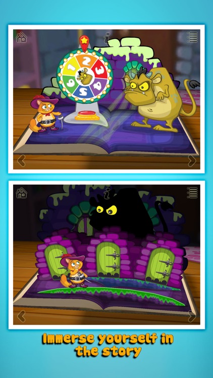 Grimm's Puss in Boots ~ 3D Interactive Pop-up Book screenshot-4