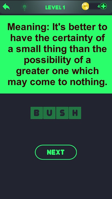 Proverbs fun quiz screenshot 3