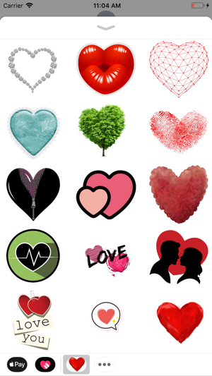 Heart Design Stickers