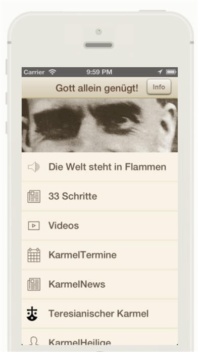 How to cancel & delete Gott allein genügt! from iphone & ipad 1