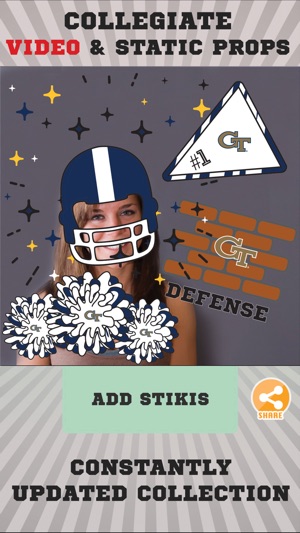 Georgia Tech Yellow Jackets Animated Stickers(圖2)-速報App