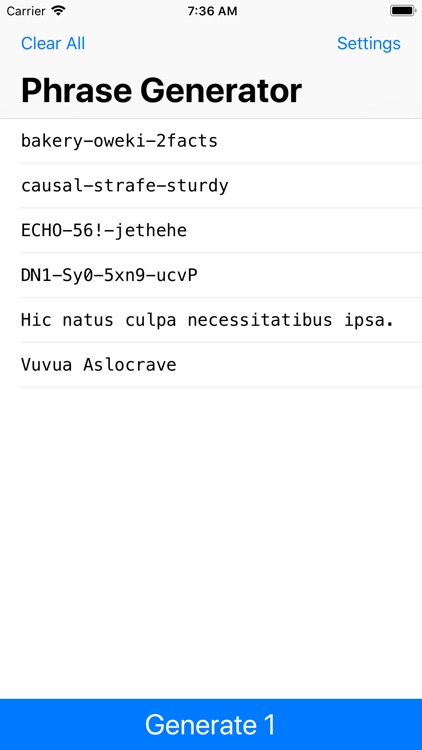 Phrase Generator