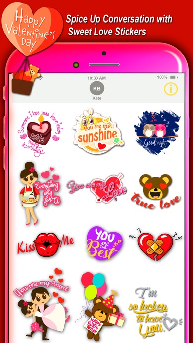 lovemoji sweet love Stickers screenshot 3