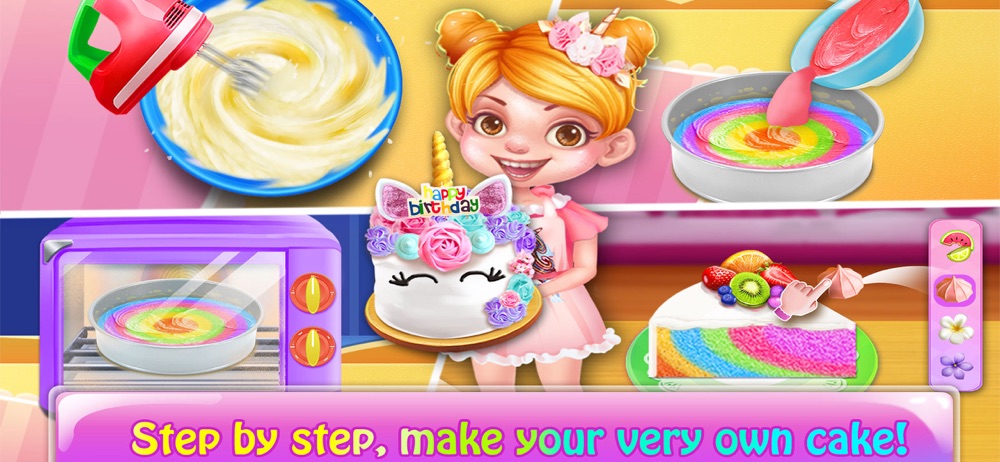Rainbow Unicorn Cake Maker hack tool