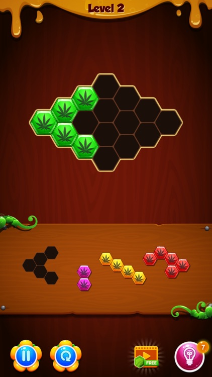 Hexa Weed - hemp block puzzle screenshot-3