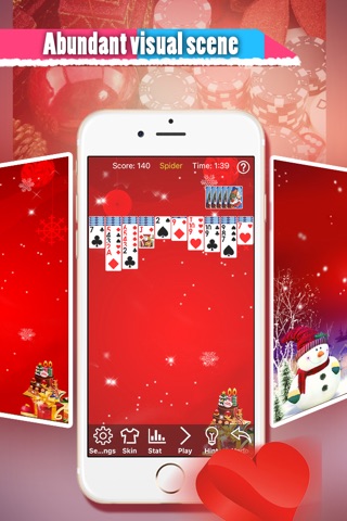 Spider Solitaire: Christmas screenshot 4