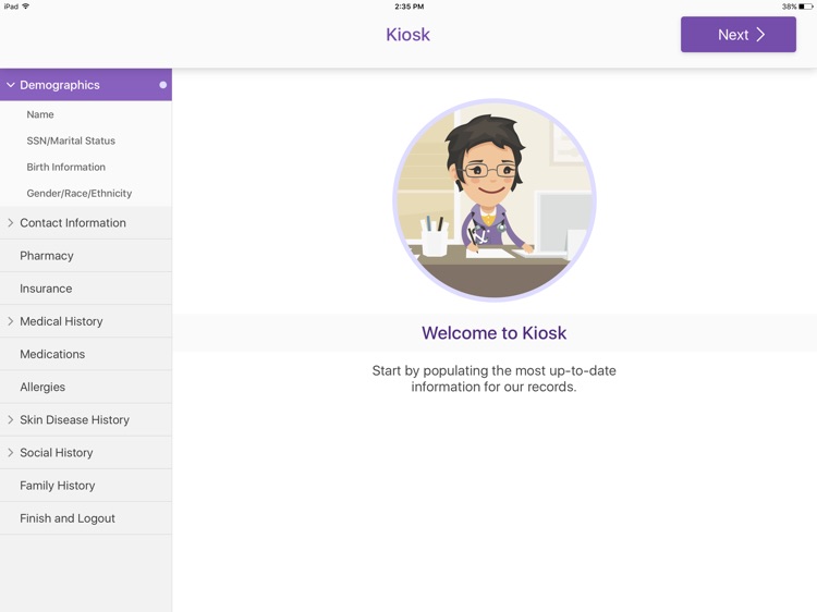 modmed Kiosk