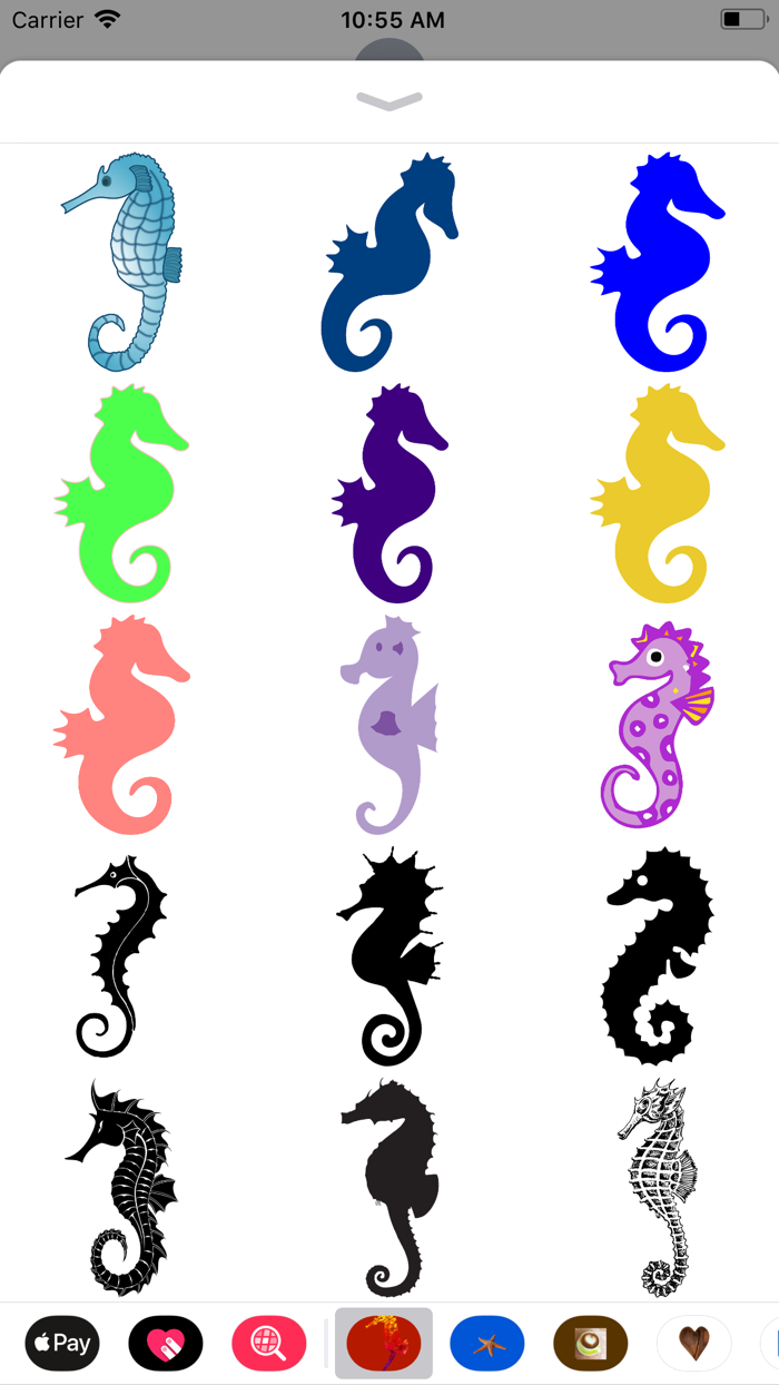 My Seahorse Sticker Pack