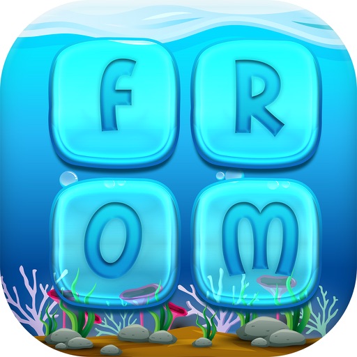 Sea World Words puzzle Swipe iOS App