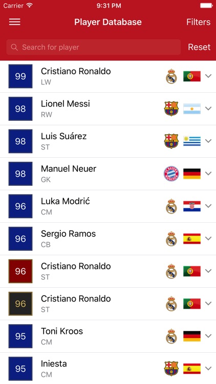 WeFUT FUT 19 Draft & Database screenshot-3